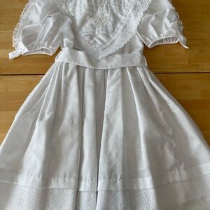 Vintage Nicole White Communion Special Event Party Dress 10 Girls